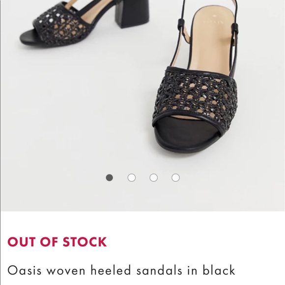 Oasis Woven Heeled Sandal - Picture 3 of 11
